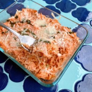 Million Dollar Spaghetti Squash Bake (Single-Serve)