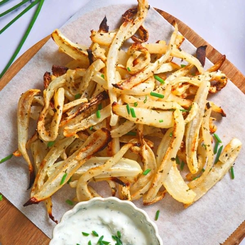 Baked Turnip Fries
