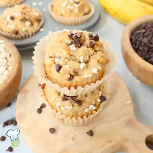 Banana Oat Chocolate Chip Muffins (Gluten Free)
