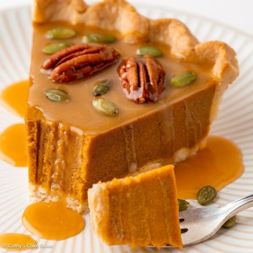 No Bake Vegan Pumpkin Pie