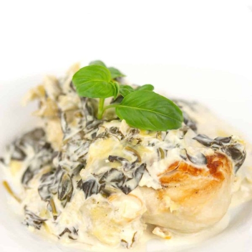 Creamy Spinach Artichoke Chicken