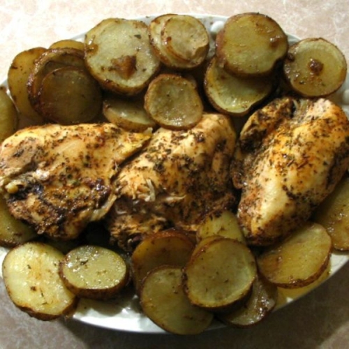 Cajun Spiced Chicken & Potatoes
