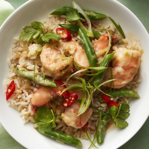 Coconut Shrimp and Rice