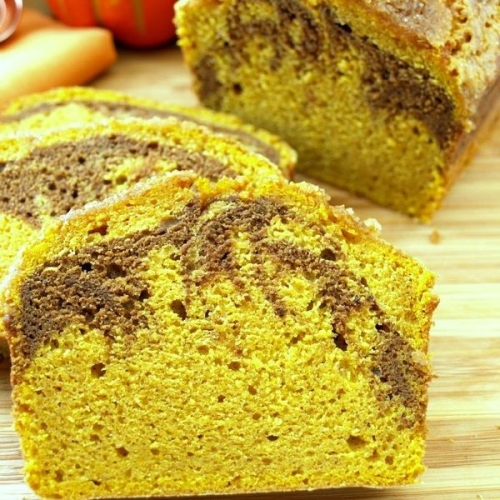 Marbled Pumpkin Pound Cake