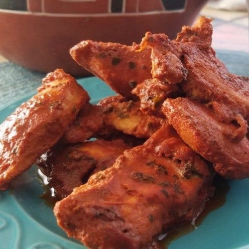 Red Chile Chicken Adobada (Marinated Chicken)