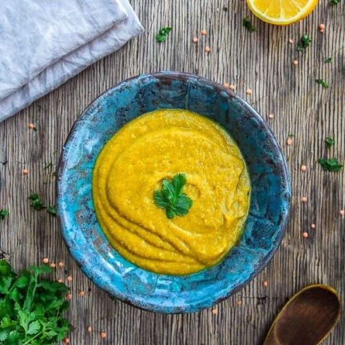 Butternut Squash Curry Lentil Soup