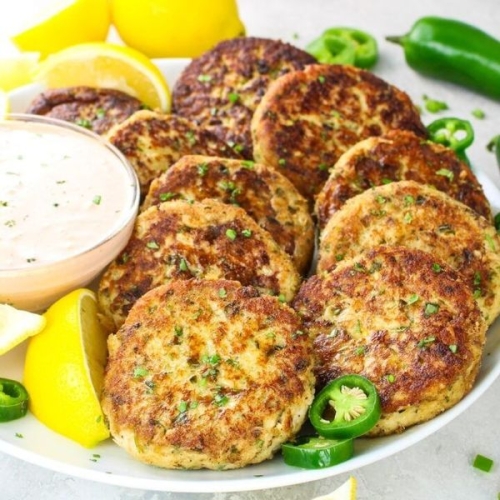 Tuna Cakes with Jalapenos and Cilantro Recipe