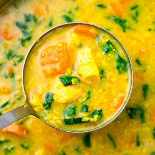 Anti-Inflammatory Turmeric Chicken Soup