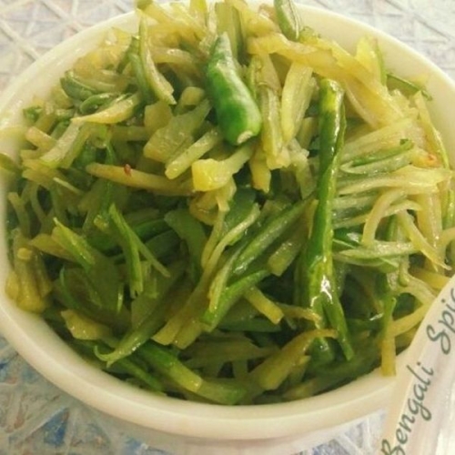 Bottle Gourd skin fry