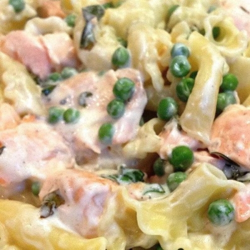 Pasta with Lemon Salmon