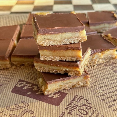 Low Calorie Caramel Slice
