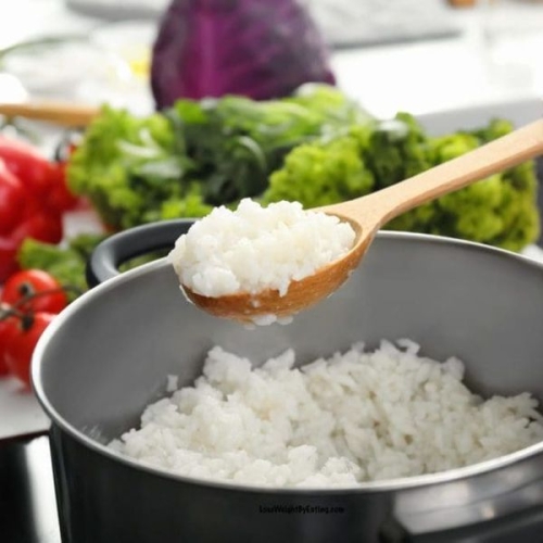 Low Calorie Rice on the Stove Top