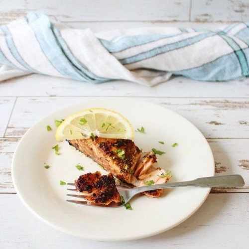 Keto Low Calorie Skillet Salmon