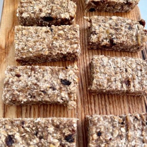 low calorie flapjacks (gluten free and vegan)