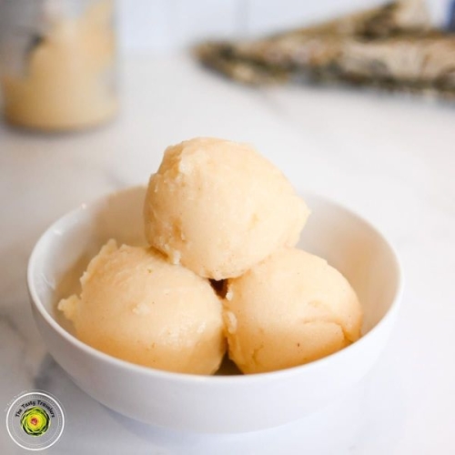 Ninja Creami Low Calorie Caramel Apple Sorbet