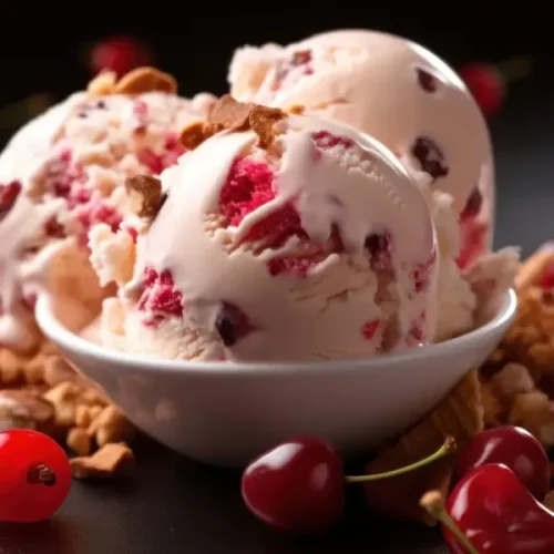 Ninja Creami Cherry Vanilla Ice Cream [Low Calorie]