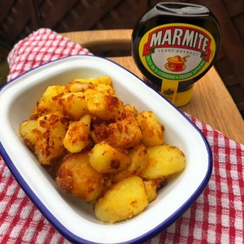 Marmite Roast Potatoes