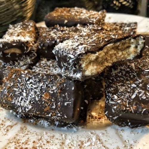 Healthy Keto Low Calories Bounty Chocolate Coconut Bars
