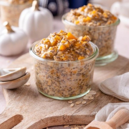 Healthy Pumpkin Overnight Oats