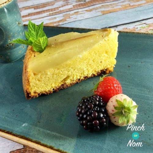 Pear and Almond Sponge | Slimming & Weight Watchers Friendly