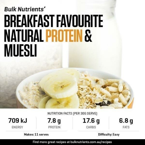 Natural Protein Muesli Recipe