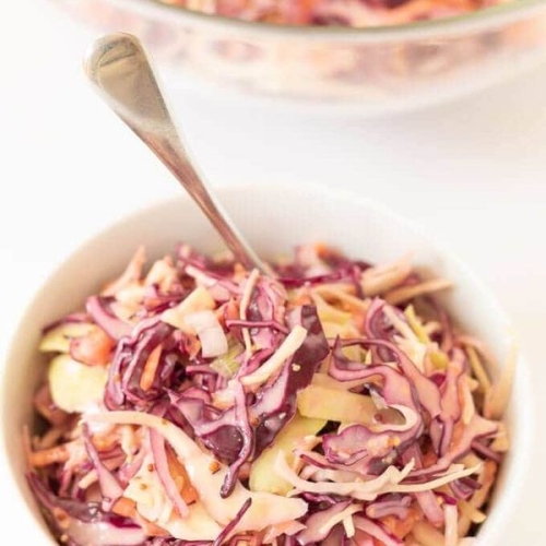 Easy Healthier Coleslaw
