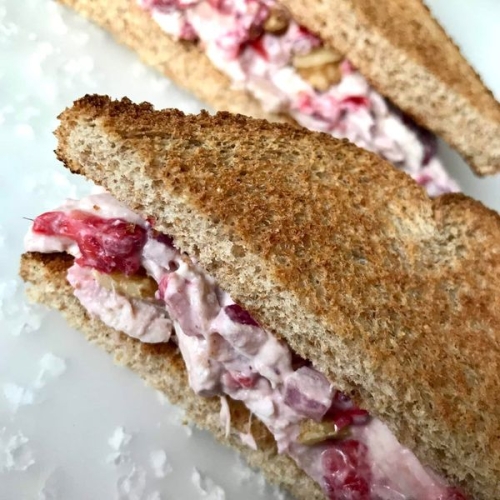 Raspberry Walnut Chicken Salad