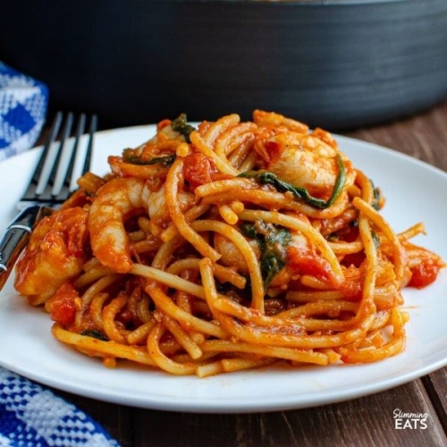 One Pot Shrimp Pasta