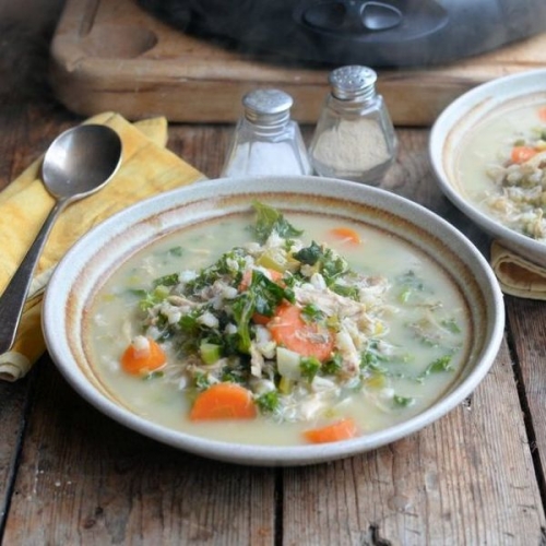 Slow Cooker Turkey & Kale Scotch Broth