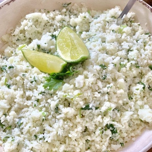 Cilantro Lime Cauliflower Rice