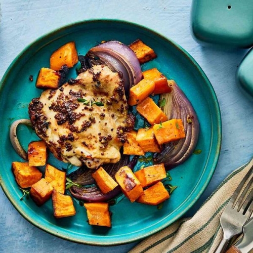 Roast Chicken & Sweet Potato