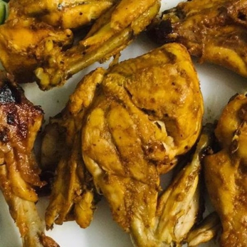 Three spices steam chicken Roast
