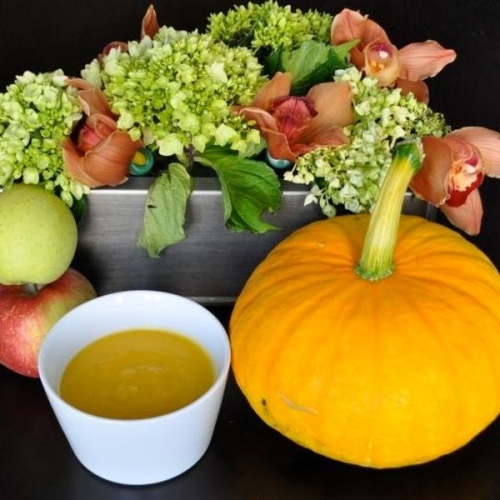 Sweet and Spicy Squash and Apple Soup