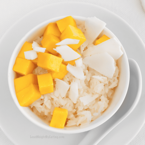 Low Calorie Mango Sticky Rice