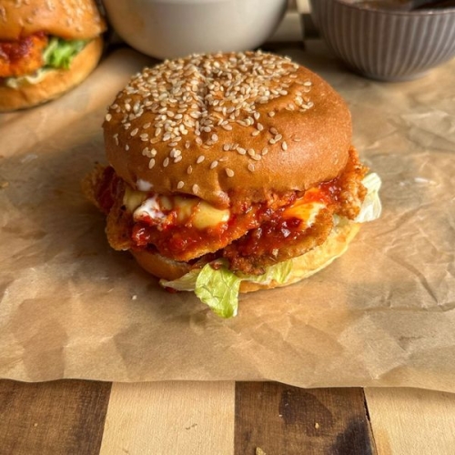 Double Bondi Burger- high protein, low calorie fakeaway