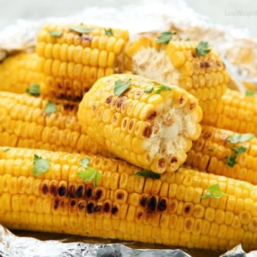 Low Calorie Grilled Corn on the Cob