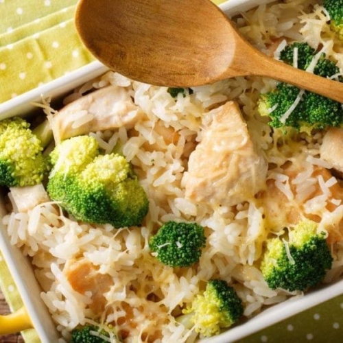 Low Calorie Chicken and Rice Casserole