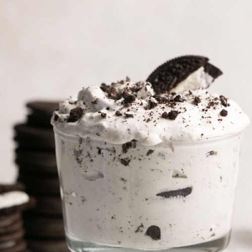 Oreo Cream Fluff (Low Calorie, High Protein)