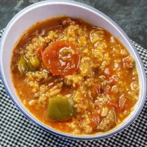 Low Calorie Instant Pot Stuffed Pepper Soup
