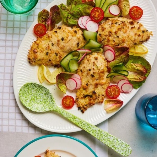 Lemon and Pepper Crusted Chicken | Slimming & Weight Watchers Friendly