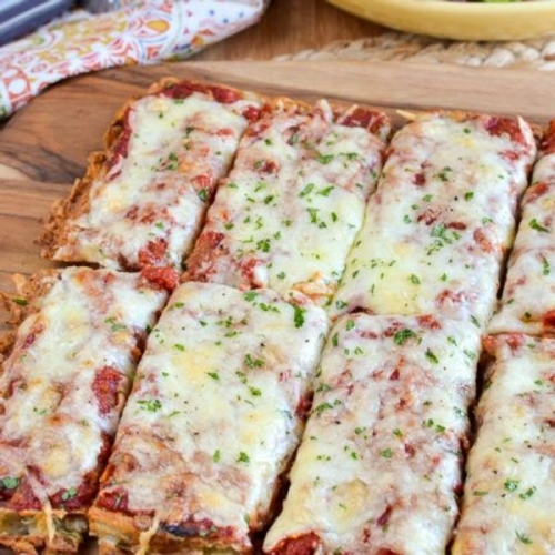 Hash Brown Waffle Pizza