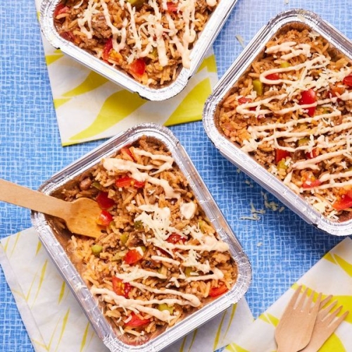 Cheeseburger Dirty Rice | Slimming & Weight Watchers Friendly
