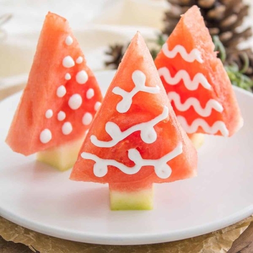 Watermelon Christmas Trees