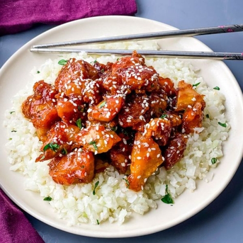 Keto Low Carb Orange Chicken Recipe