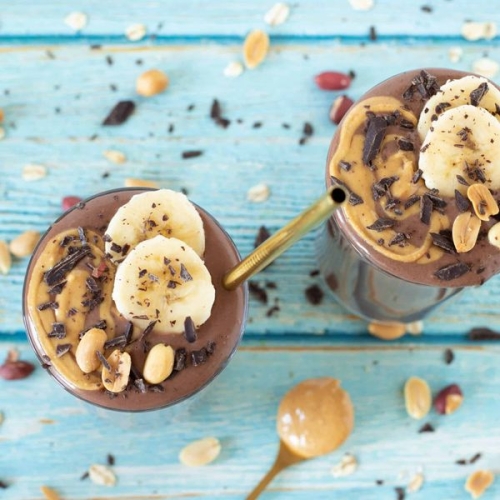 Peanut Butter Banana Smoothie for Weight Loss
