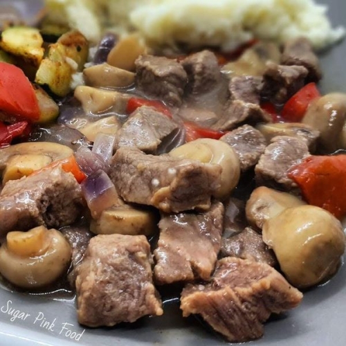 Pressure Cooker Peppercorn Beef