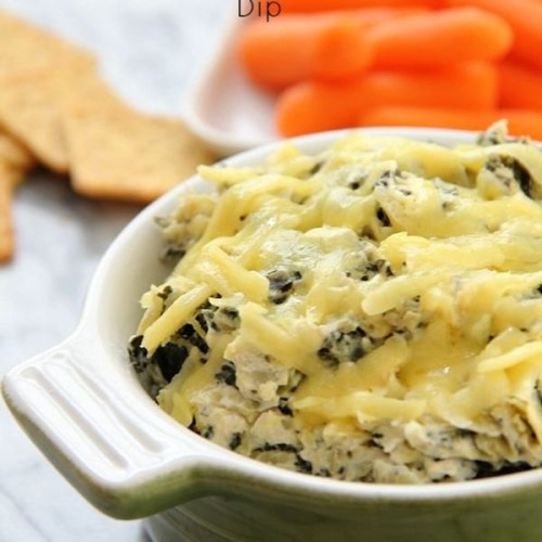 Low-Fat Spinach Artichoke Dip