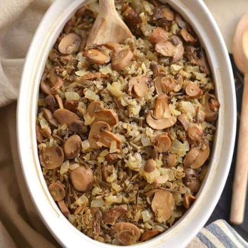 Healthy Wild Rice Casserole