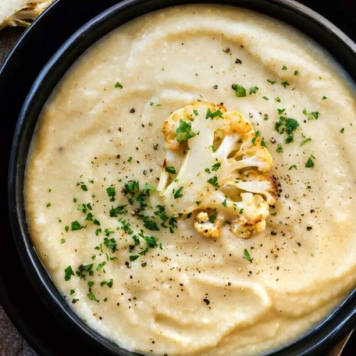 Roasted Cauliflower Soup Recipe