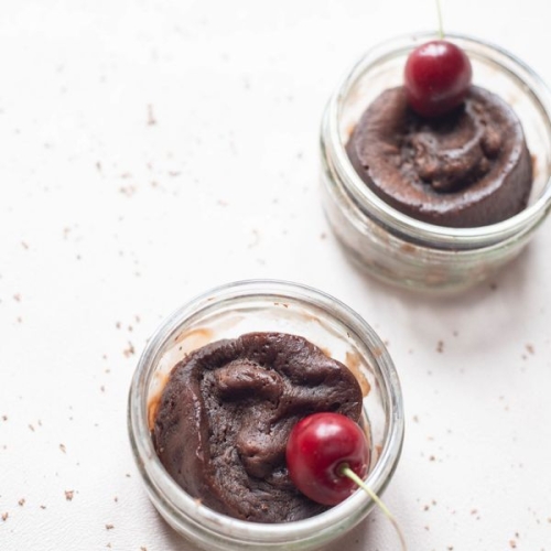 Healthy Chocolate Lava Mug Cake